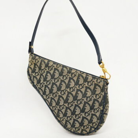 Christian Dior Trotter Saddle Canvas Pouch - Picture 10 of 10